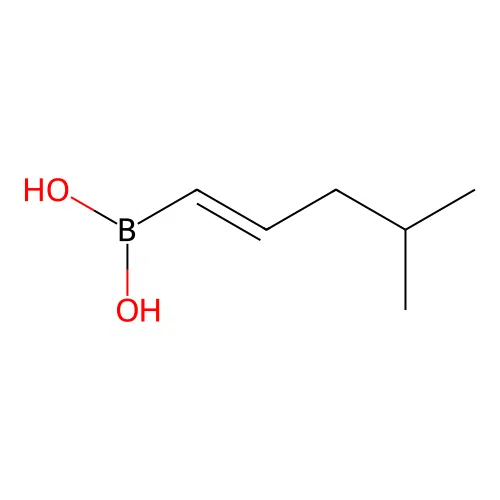 4-Methyl-1-pentenylboronic acid structure