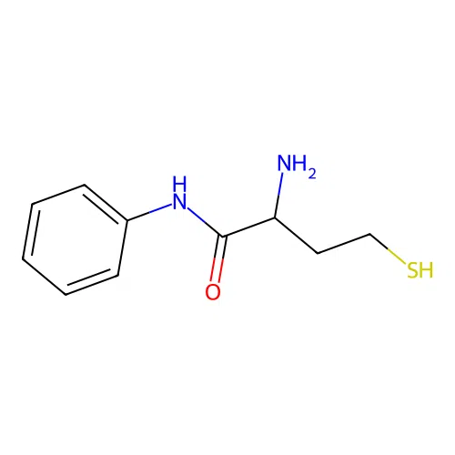 2-Amino-4-mercapto-N-phenylbutanamide structure