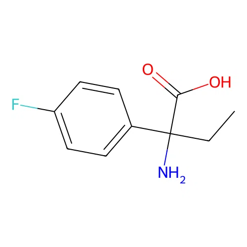 2-Amino-2-(4-fluorophenyl)butanoic acid structure