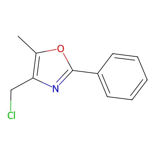 4-(Chloromethyl)-5-methyl-2-phenyl-1,3-oxazole structure