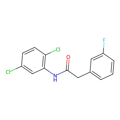 N-(2,5-dichlorophenyl)-2-(3-fluorophenyl)acetamide structure