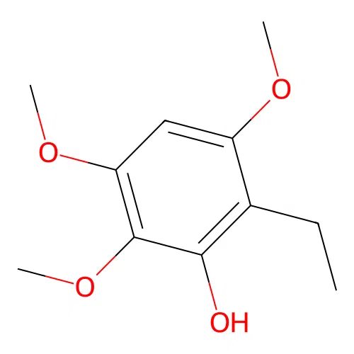 2-Ethyl-3,5,6-trimethoxyphenol structure