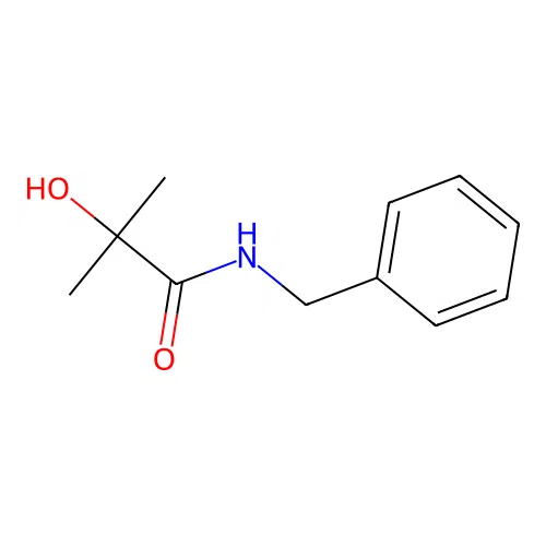 N-benzyl-2-hydroxy-2-methylpropanamide structure