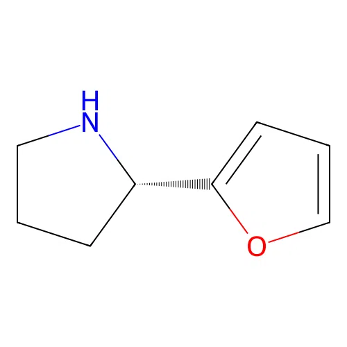 (2S)-2-(furan-2-yl)pyrrolidine structure