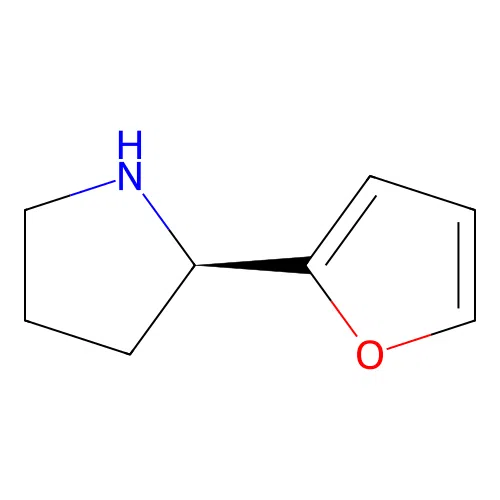 (2R)-2-(furan-2-yl)pyrrolidine structure