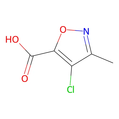 4-Chloro-3-methylisoxazole-5-carboxylic acid structure