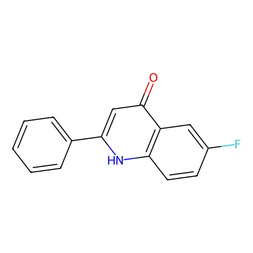 6-Fluoro-2-phenyl-4-quinolinol structure