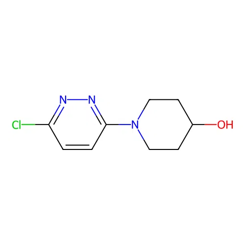 1-(6-Chloro-3-pyridazinyl)-4-piperidinol structure
