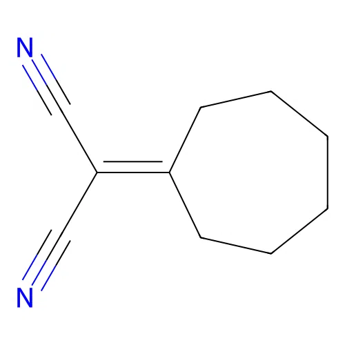 2-Cycloheptylidenepropanedinitrile structure