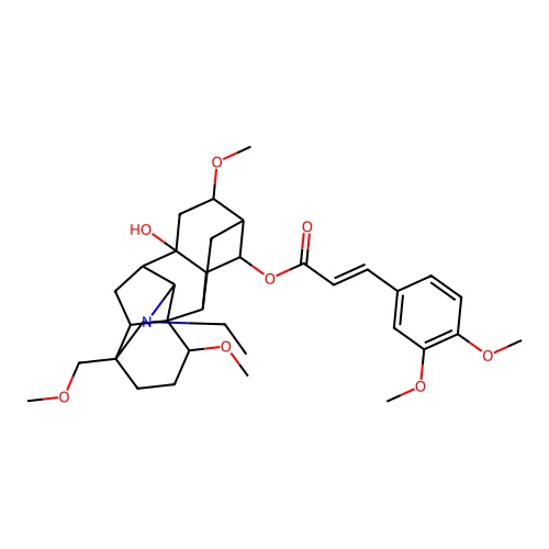 Methylgymnaconitine structure