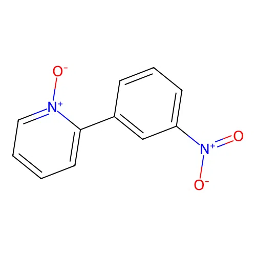 2-(3-Nitrophenyl)pyridine 1-oxide structure