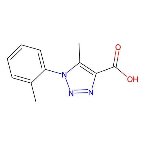 5-Methyl-1-o-tolyl-1H-[1,2,3]triazole-4-carboxylic acid structure