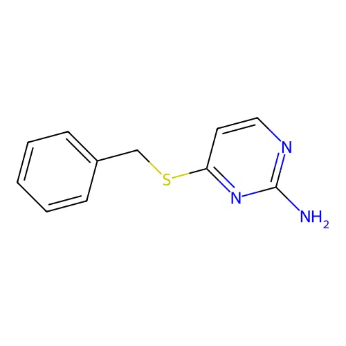 4-Benzylsulfanylpyrimidin-2-amine structure