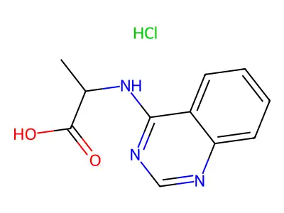N-Quinazolin-4-ylalanine hydrochloride structure