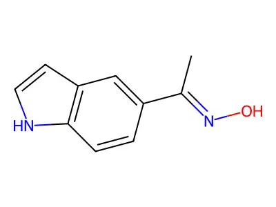 5-Acetylindole oxime structure