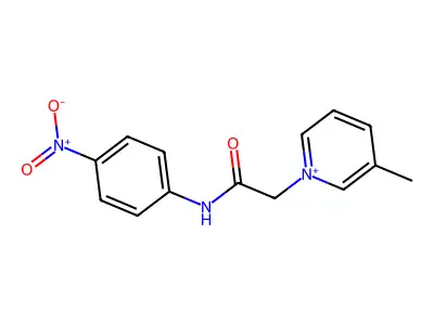2-(3-methylpyridyl)-N-(4-nitrophenyl)acetamide structure