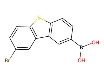 8-Bromodibenzo[b,d]thien-2-ylboronic acid structure
