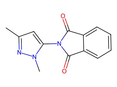2-(1,3-Dimethyl-1H-pyrazol-5-yl)-1H-isoindole-1,3(2H)-dione structure