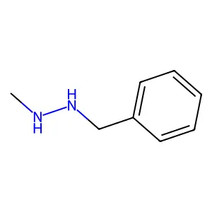 1-Methyl-2-benzylhydrazine structure