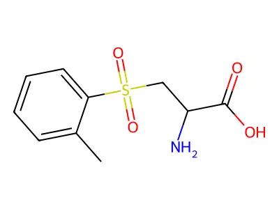 3-[(2-Methylphenyl)sulfonyl]alanine structure