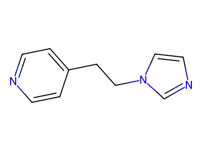 Pyridine, 4-[2-(1H-imidazol-1-yl)ethyl]- structure