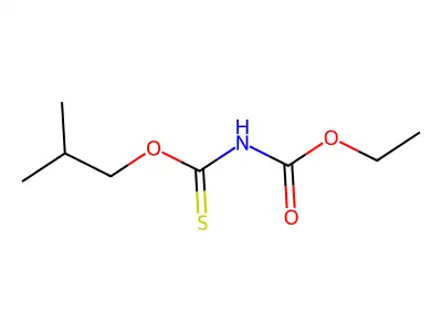 ethyl N-(2-methylpropoxycarbothioyl)carbamate structure