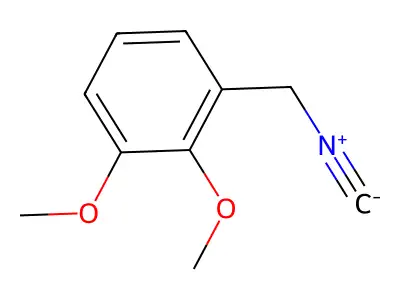 1-(Isocyanomethyl)-2,3-dimethoxybenzene structure