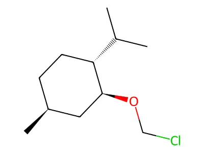 (-)-Chloromethyl menthyl ether structure
