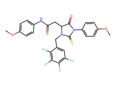 C26H21F4N3O4S structure