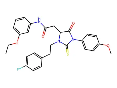 C28H28FN3O4S structure