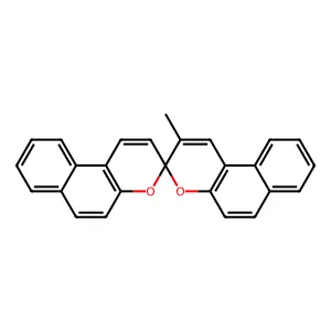 2-Methyl-3,3'-spirobi[3H-naphtho[2,1-b]pyran] structure