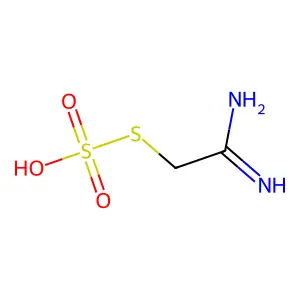 Methanethiol, amidino-, hydrogen thiosulfate structure
