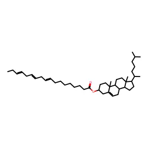 Cholest-5-en-3-ol (3beta)-, (9Z,12Z,15Z)-9,12,15-octadecatrienoate structure