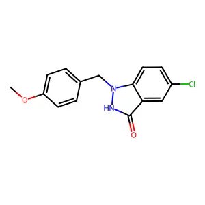 1H-Indazol-3-ol, 5-chloro-1-(p-methoxybenzyl)- structure