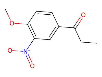 1-(4-Methoxy-3-nitro-phenyl)-propan-1-one structure