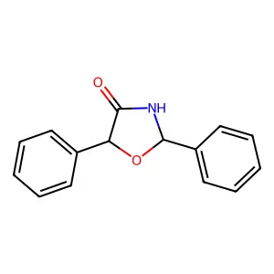 4-Oxazolidinone, 2,5-diphenyl- structure