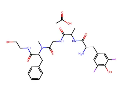 [3,5-Diodo-Tyr1]-DAGO structure