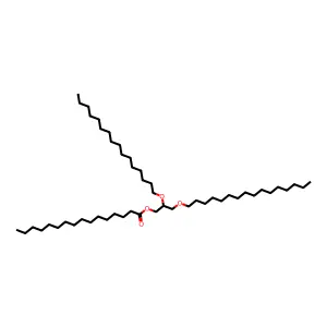 2,3-Dihexadecoxypropyl hexadecanoate structure