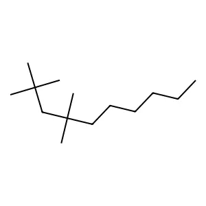 2,2,4,4-Tetramethyldecane structure