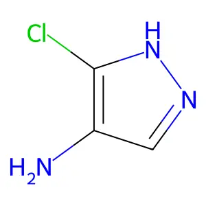 3-chloro-1H-pyrazol-4-amine structure