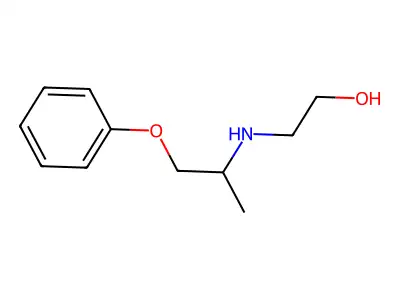 2-((1-Methyl-2-phenoxyethyl)amino)ethanol structure