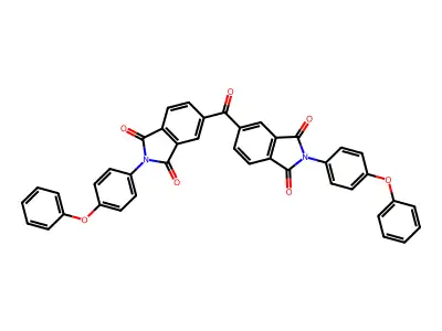 1H-Isoindole-1,3(2H)-dione, 5,5'-carbonylbis[2-(4-phenoxyphenyl)- structure
