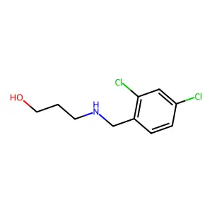 3-((2,4-Dichlorobenzyl)amino)propan-1-ol structure