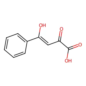 (2Z)-2-hydroxy-4-oxo-4-phenylbut-2-enoic acid structure