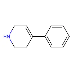 1,2,3,6-Tetrahydro-4-phenylpyridine structure