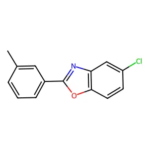 5-Chloro-2-(3-methylphenyl)-1,3-benzoxazole structure