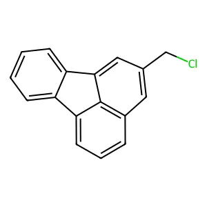 Fluoranthene, 2-(chloromethyl)- structure