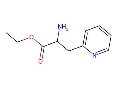 Ethyl 2-amino-3-(pyridin-2-yl)propanoate structure