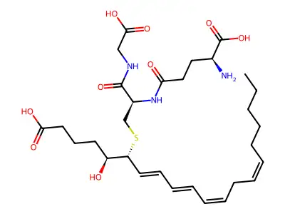 Leukotriene C4 structure