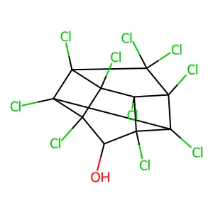Chlordecone alcohol structure